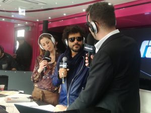 Francesco Renga a Sanremo con Radionorba